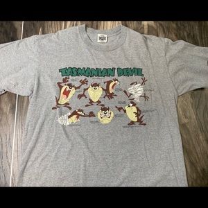 VTG Taz Looney Tunes single stitch shirt XL USA
